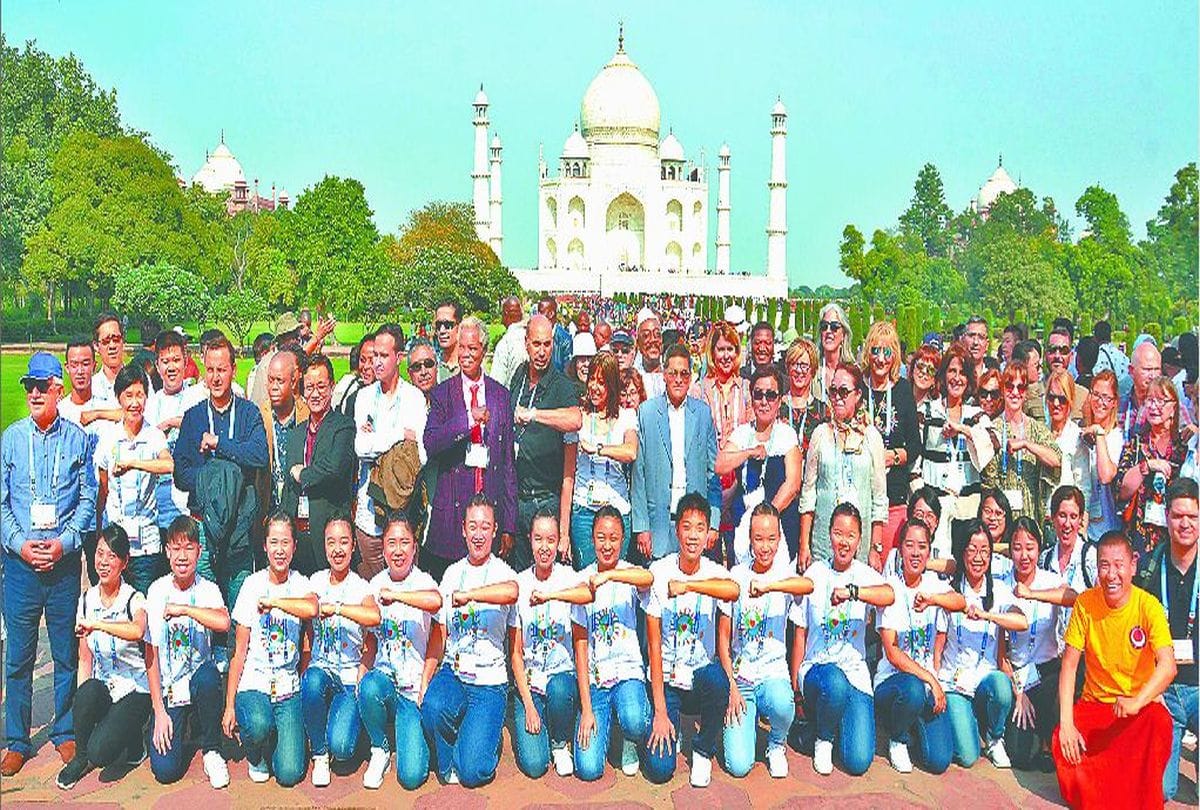 representatives of 70 countries visits taj, will talk about well being of future generations 