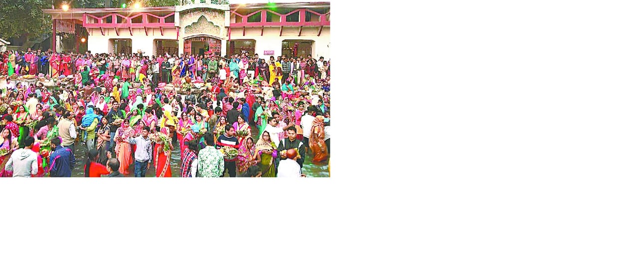 Chatth Pooja in the District