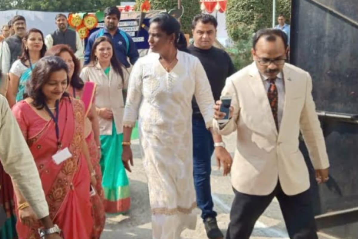 PT Usha reaches BDS international school Meerut will honor the sports students