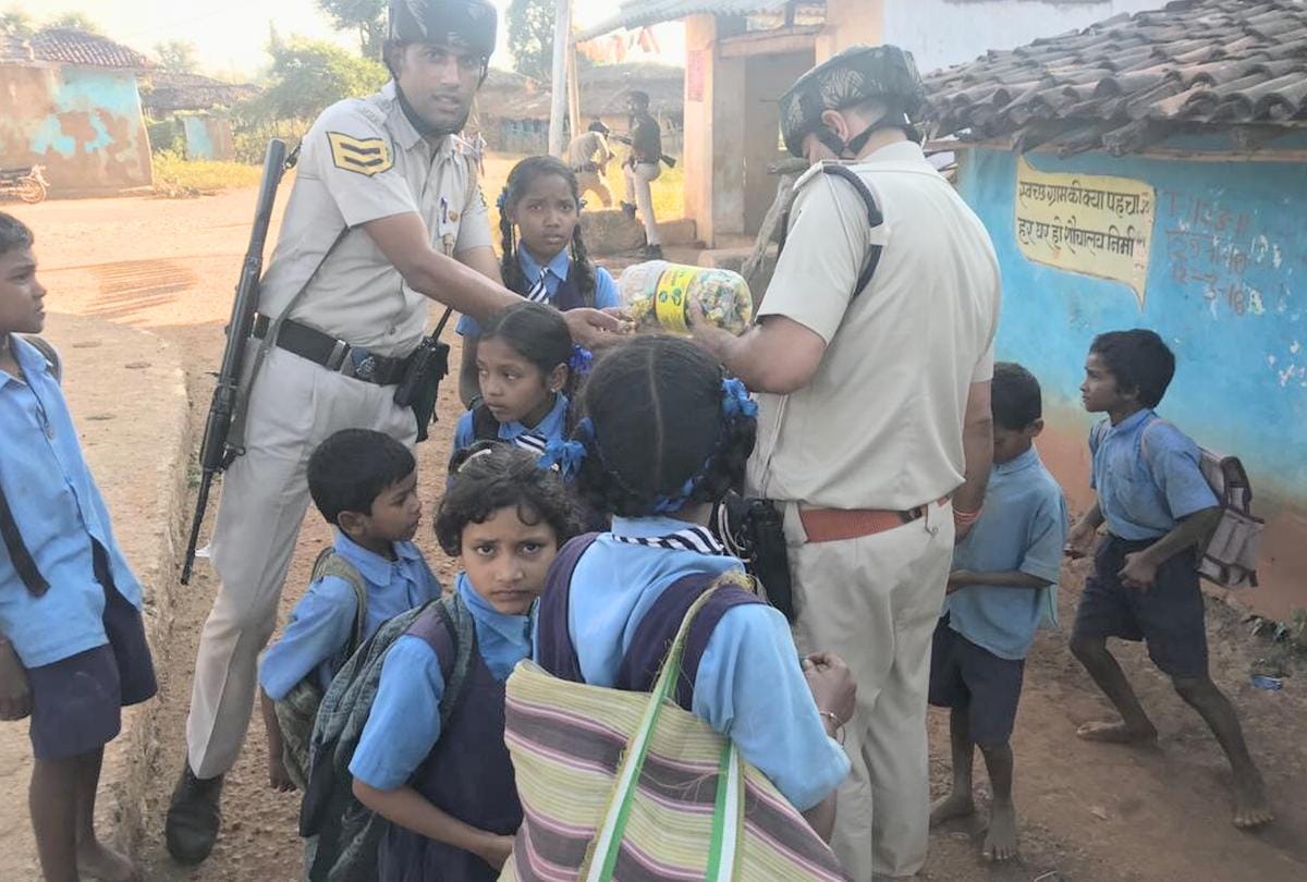 Himachal police jawans on duty in chhattisgarh election 2018