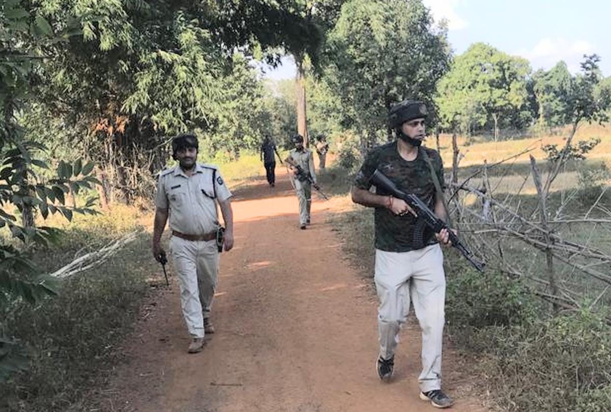 Himachal police jawans on duty in chhattisgarh election 2018