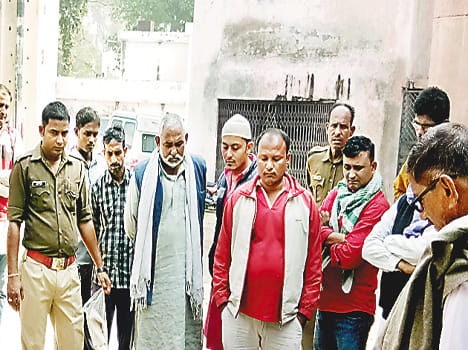 Death of a young man by a dump collision in hamirpur