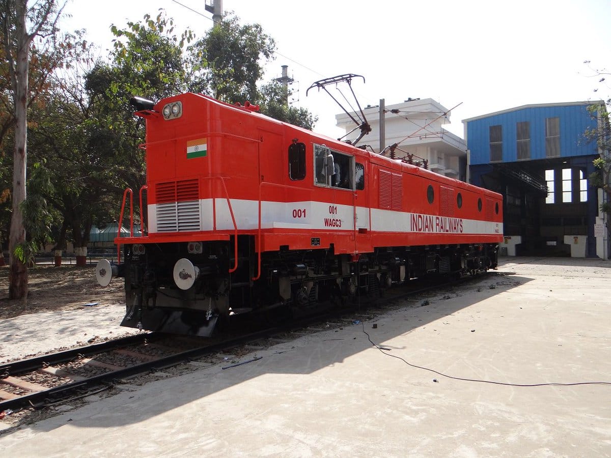 worlds first converted rail engine trial in DLW varanasi