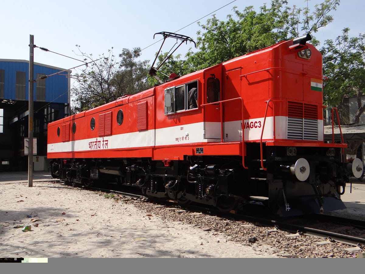 worlds first converted rail engine trial in DLW varanasi