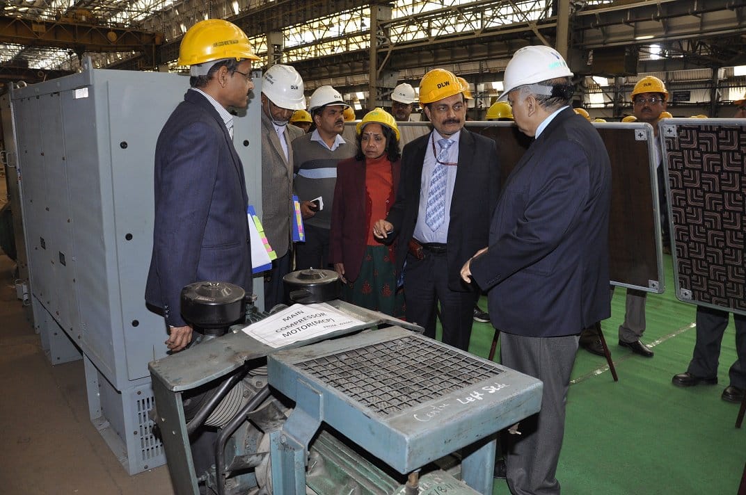 worlds first converted rail engine trial in DLW varanasi