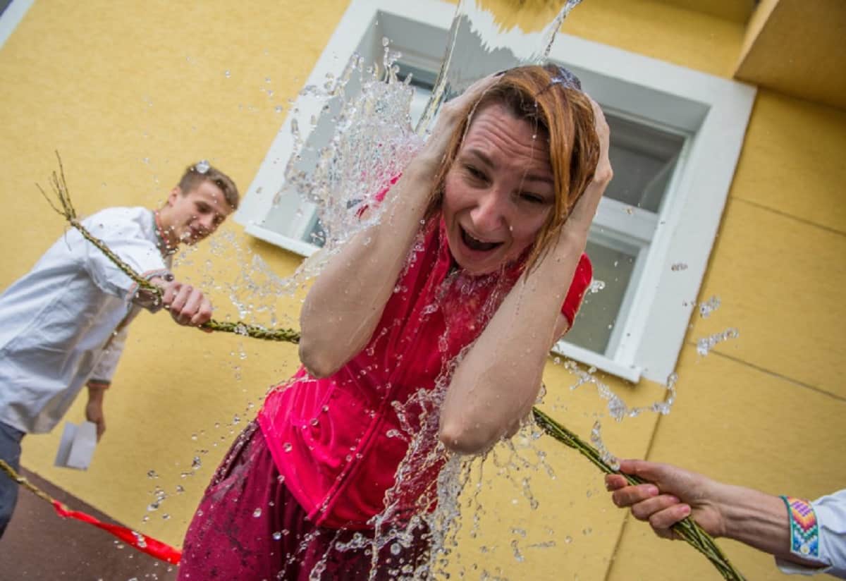 people celebrate bizarre festival in this region known as wet monday
