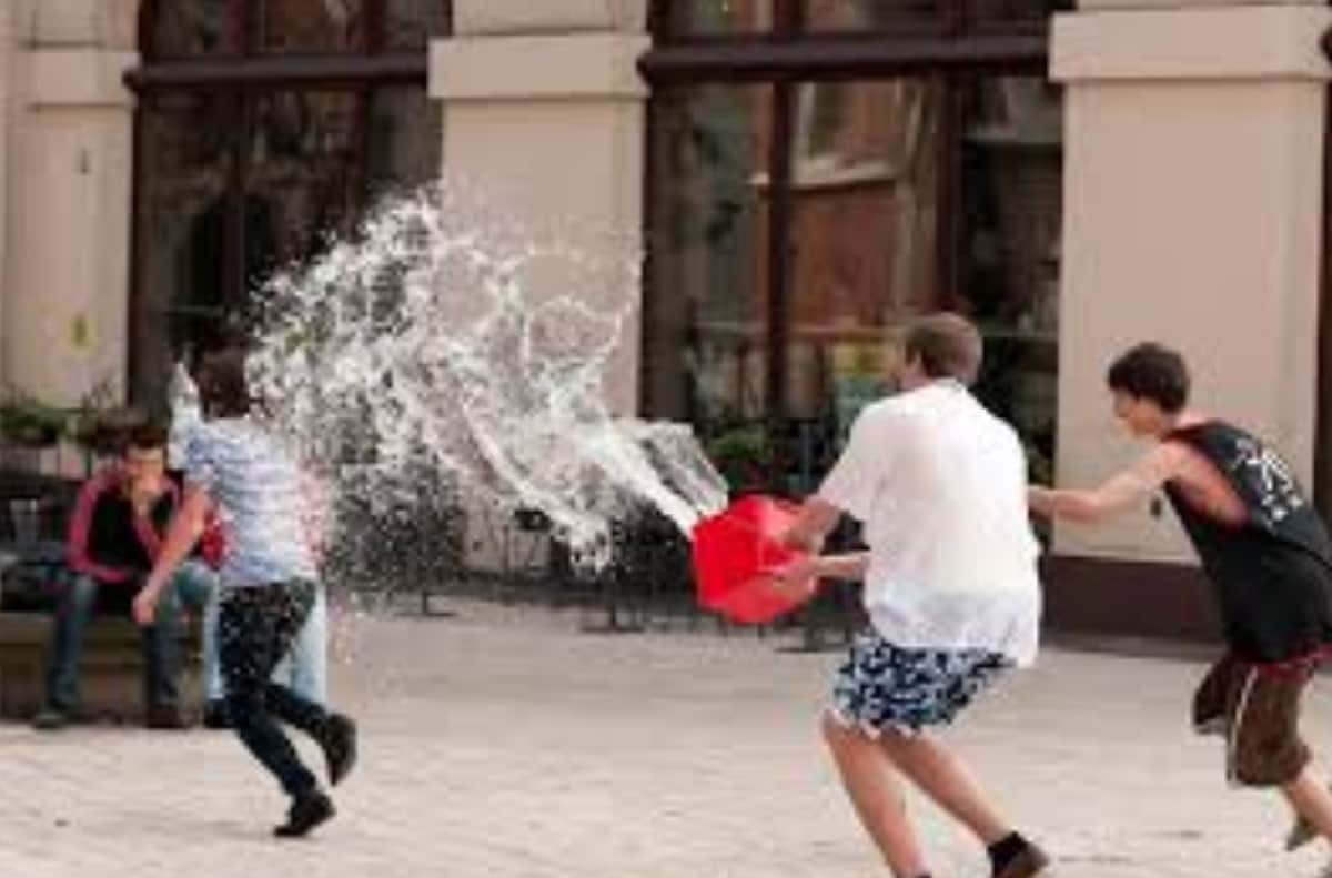 people celebrate bizarre festival in this region known as wet monday