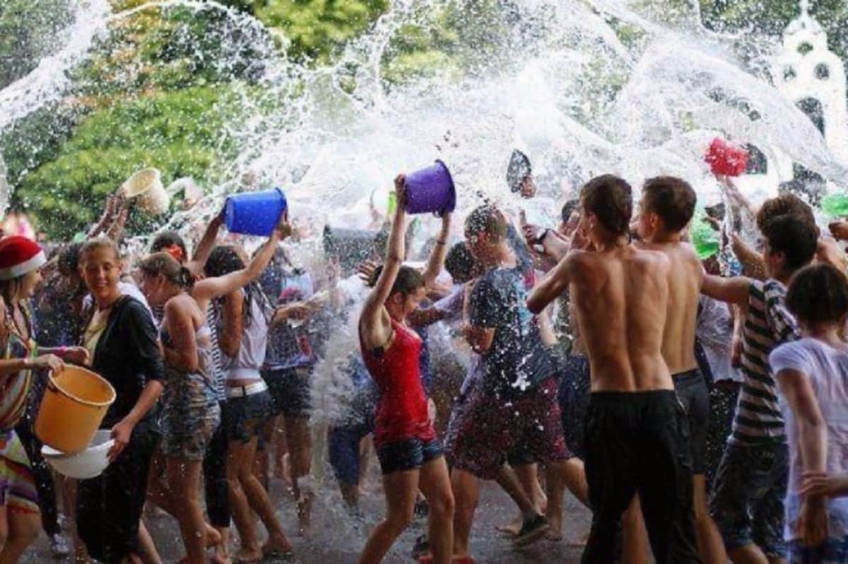 people celebrate bizarre festival in this region known as wet monday