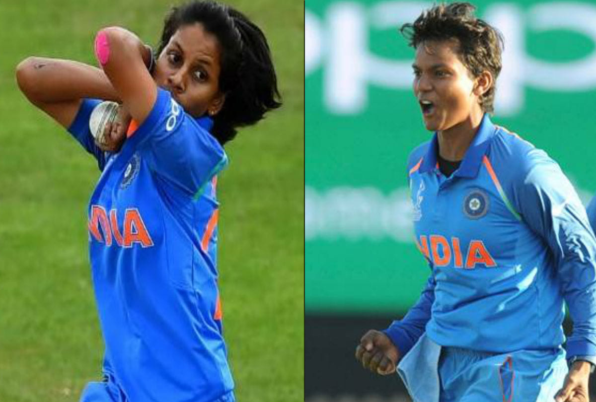 crickter Deepti Sharma, Poonam Yadav taken four wicket against Australia