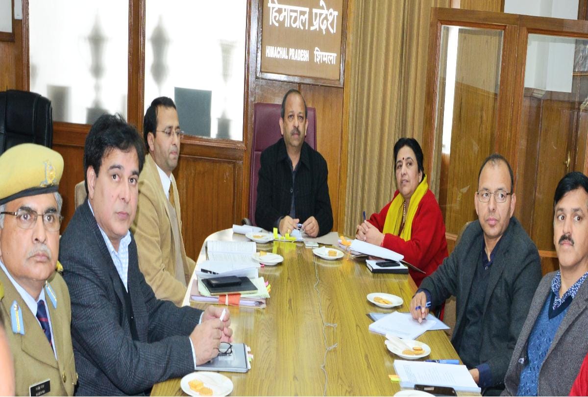 chief secretary BK Agarwal video conference with all deputy commissioners