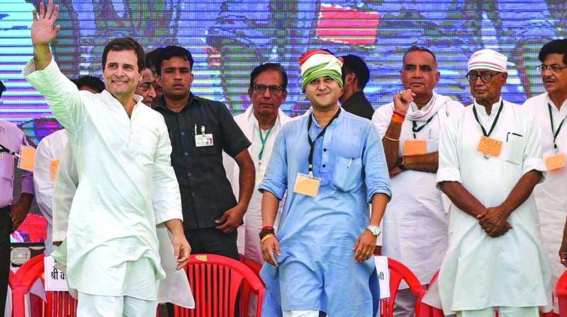 madhya pradesh election 2018: congress leaders come together