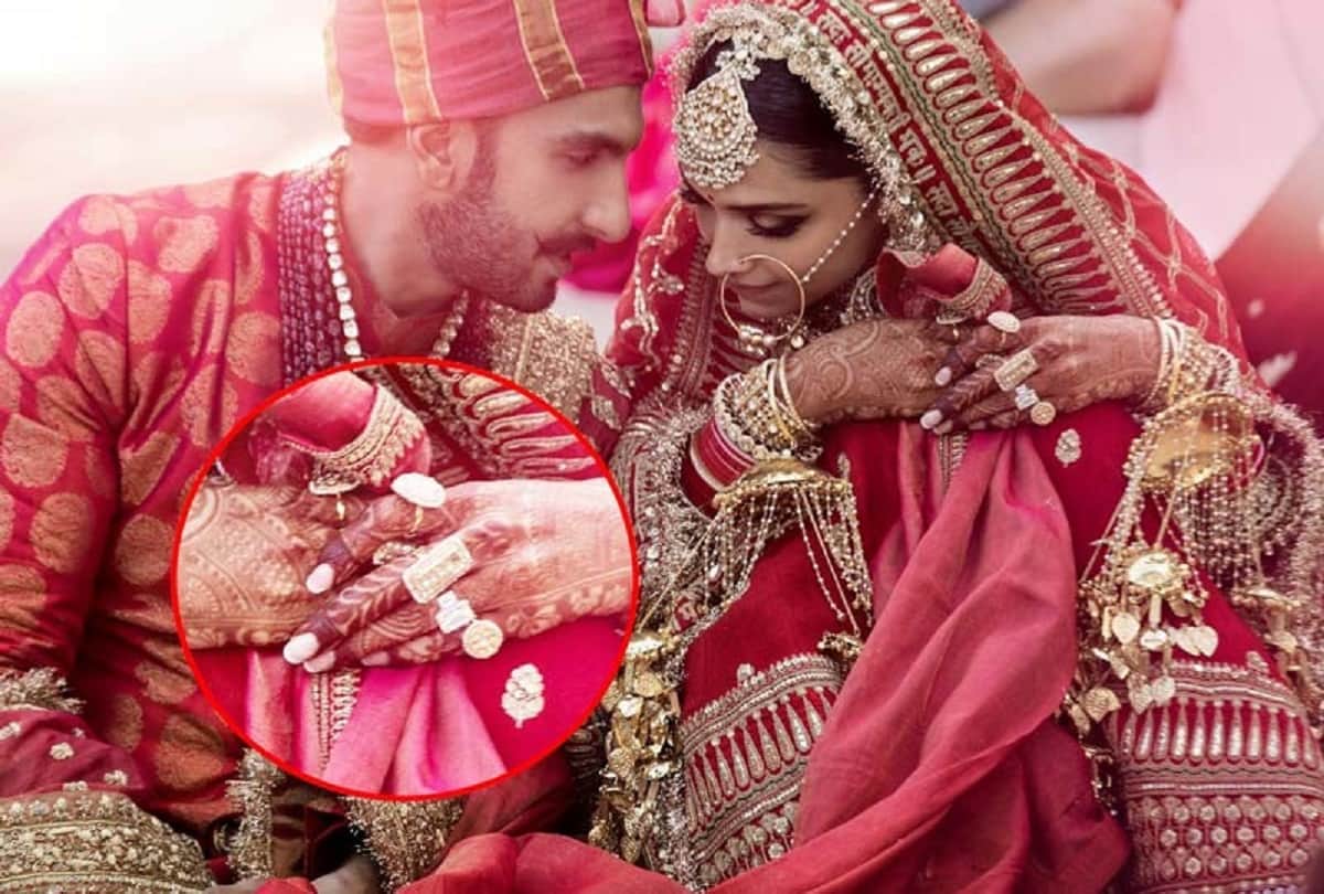 Deepika Padukone Ranveer Singh First Wedding Anniversary look at the wedding album