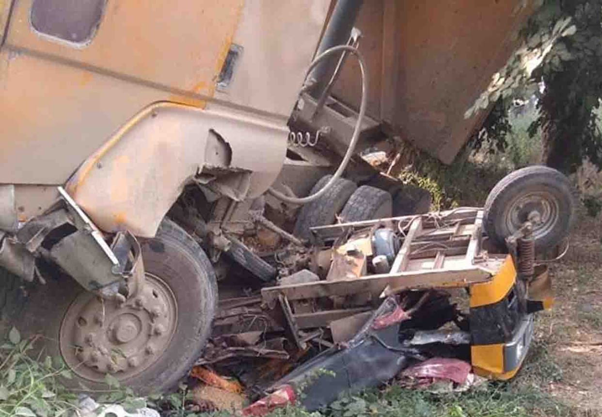 big accident in Chitrakoot three people died on the spot