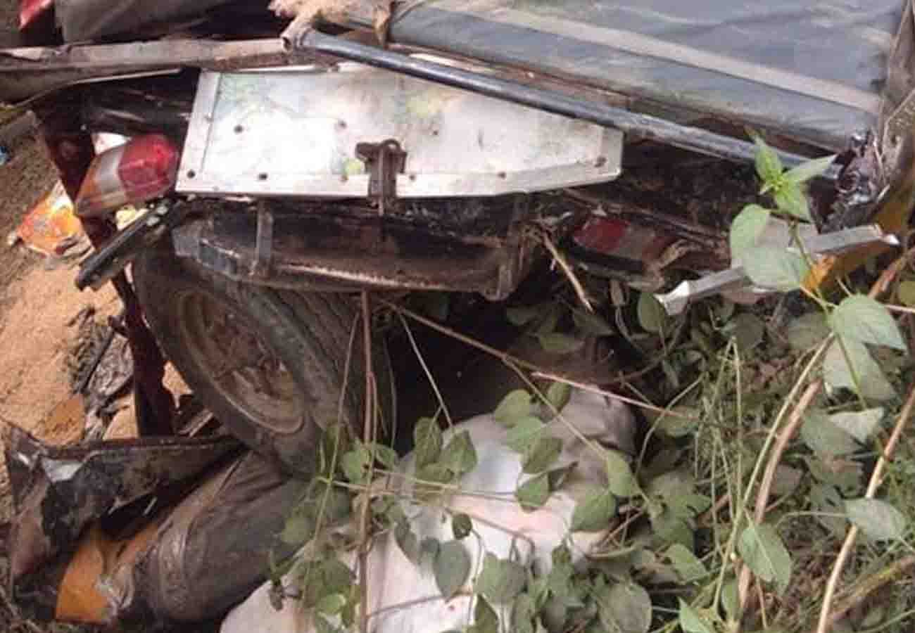 big accident in Chitrakoot three people died on the spot