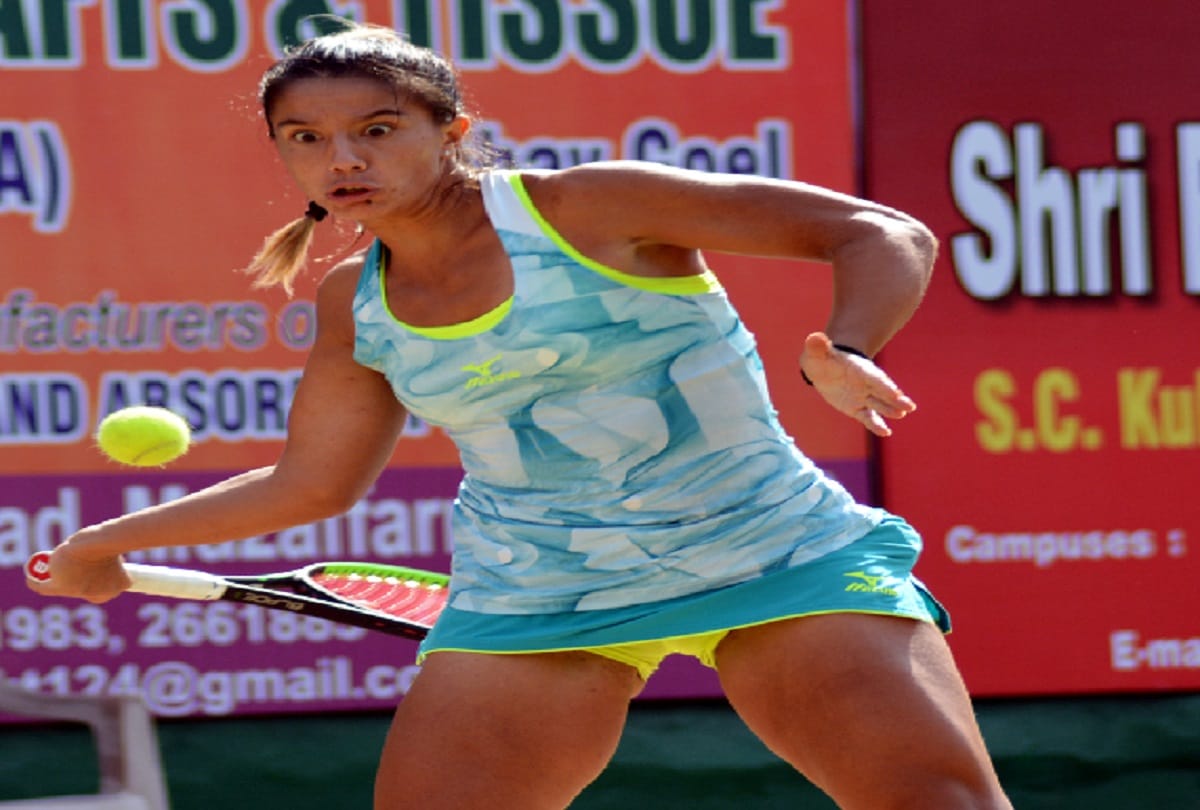 ITF Women's Tennis Tournament Final match between Tereza and Nataliala Kostik