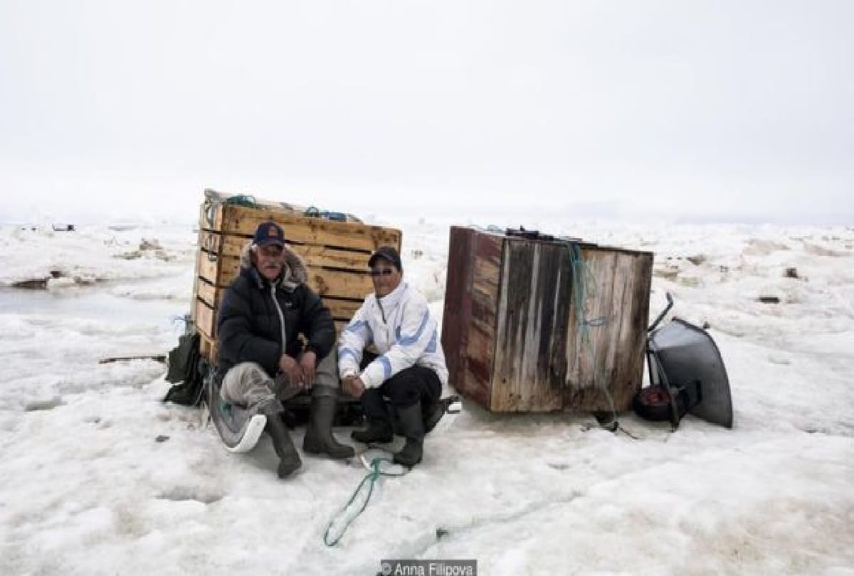 remote Arctic town which melting gradually