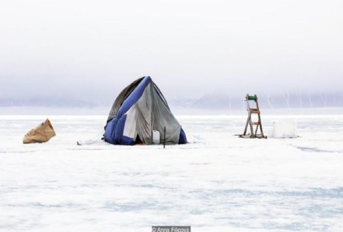 remote Arctic town which melting gradually