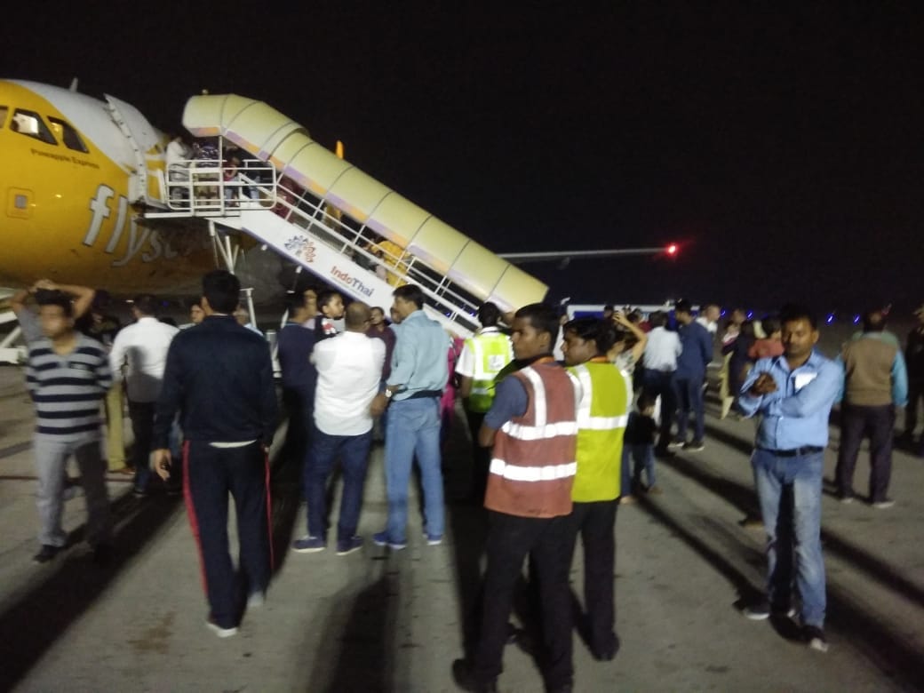 mock drill in lucknow airport