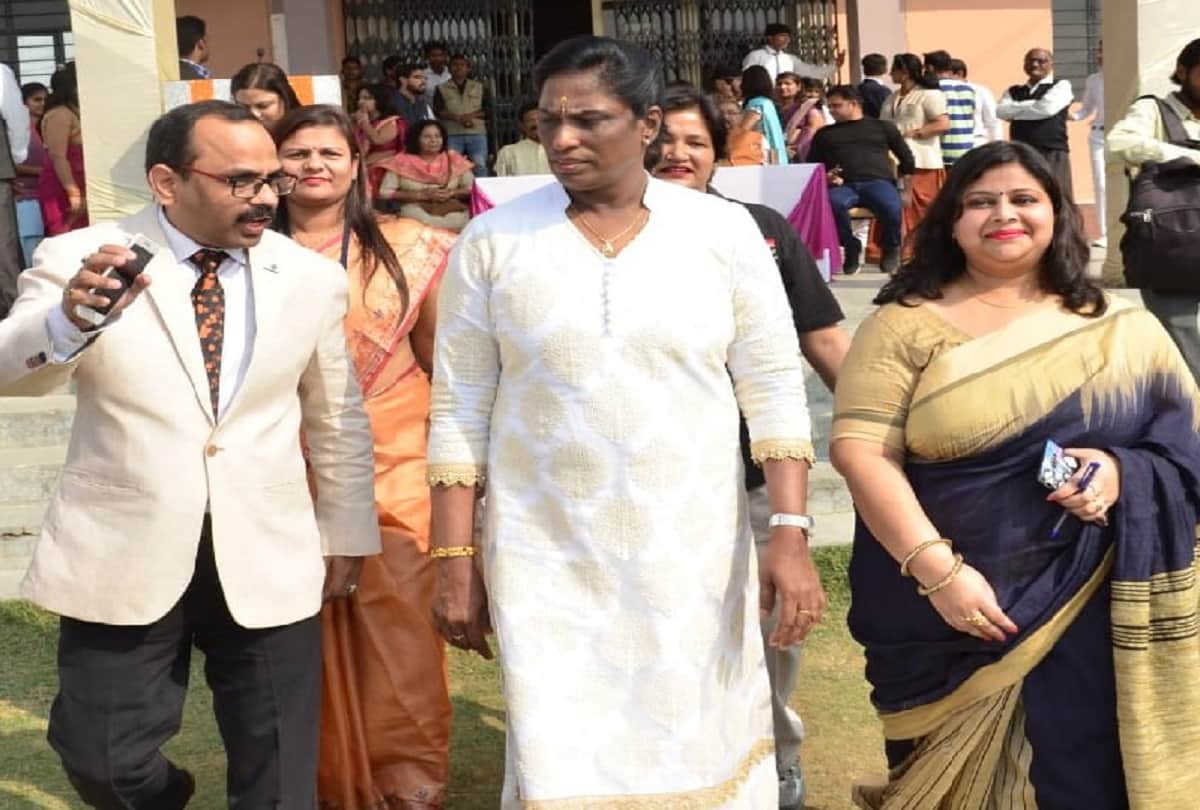 Meerut, pt usha reaches bds international school and said that girls should make a career in sports