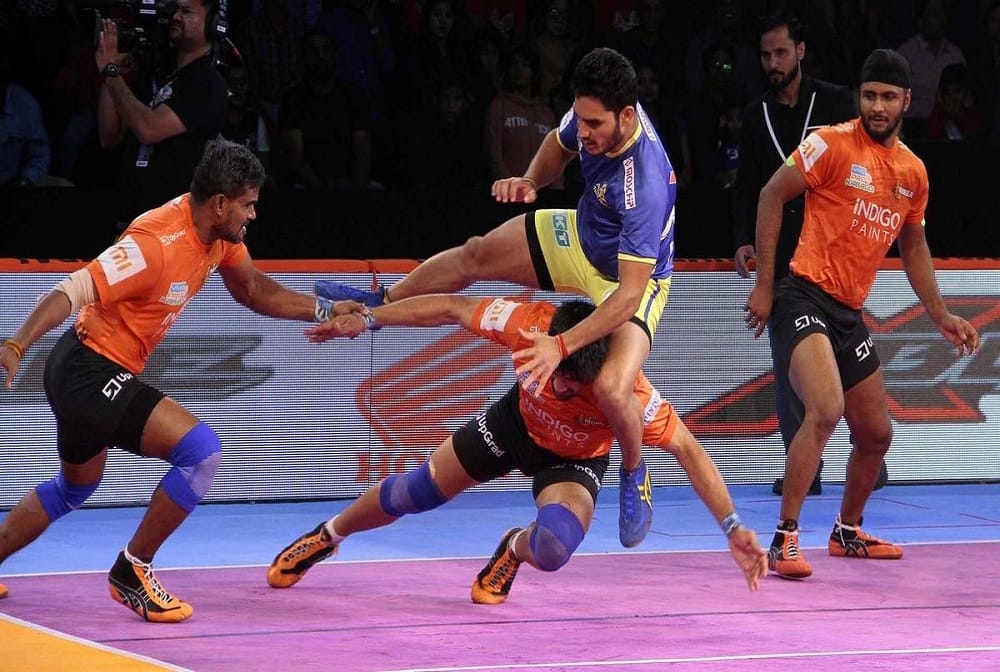 U Mumba beat Tamil Thalaivas by 36-22 in pro kabaddi 2018