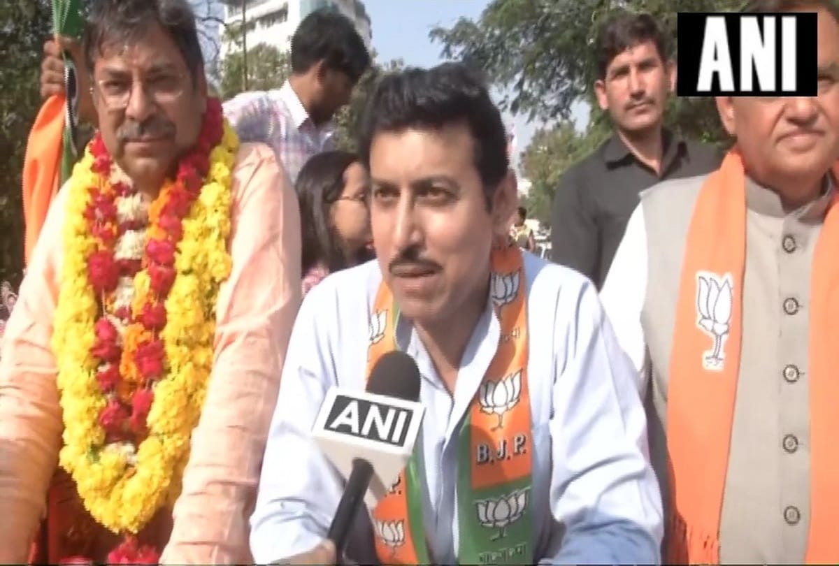 Rajyavardhan Singh says Rajasthan has always been with BJP & today also when 20 states are with BJP