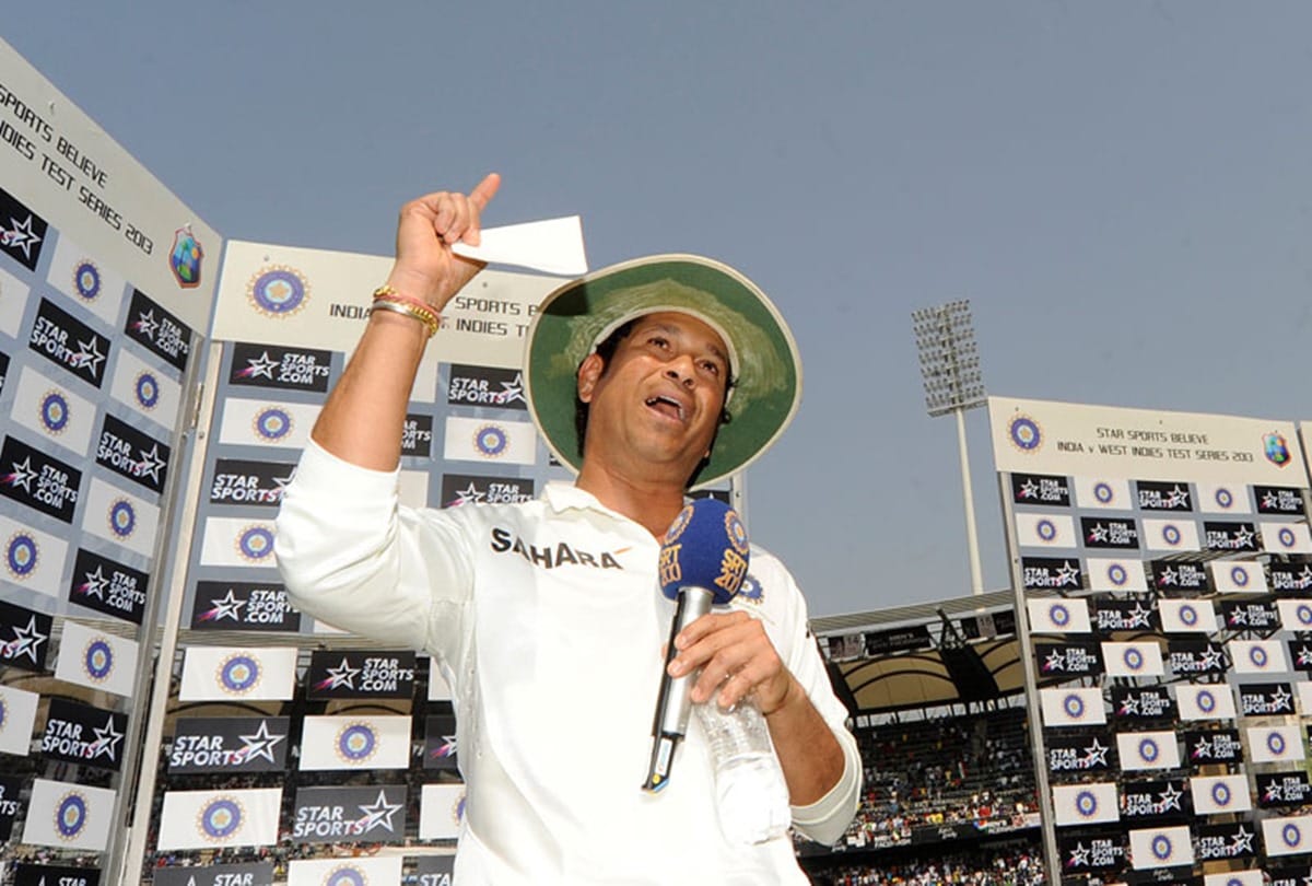 Sachin tendulkar is not in favour of four day test match