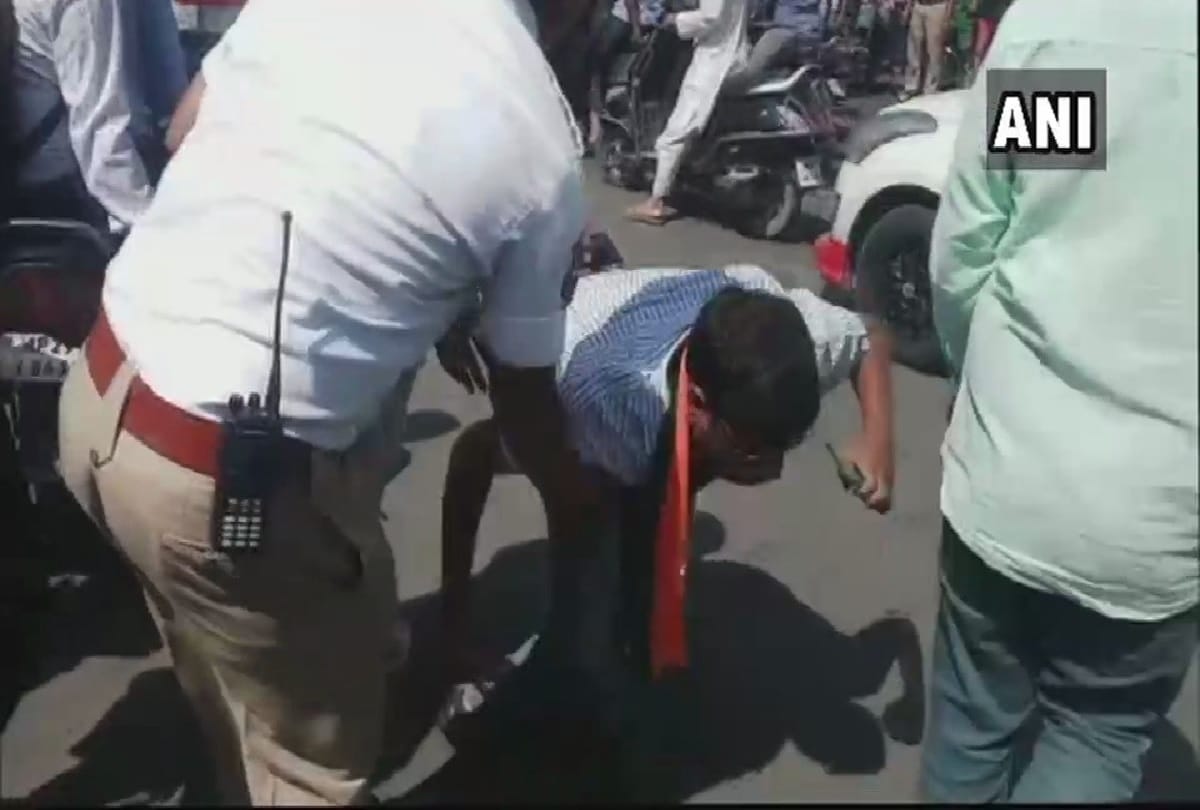case was registered against AIMIM workers for flying drone camera
