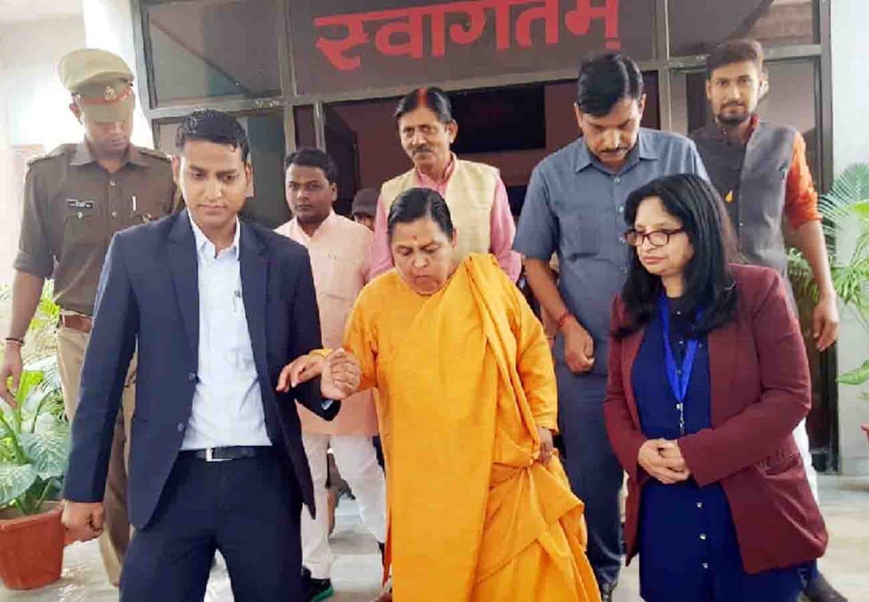 Uma Bharti said Ram mandir has been built
