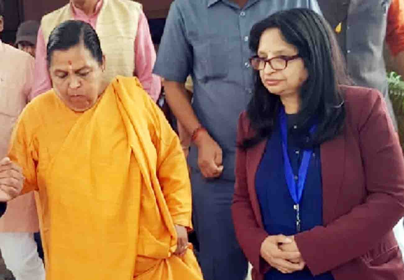 Uma Bharti said Ram mandir has been built