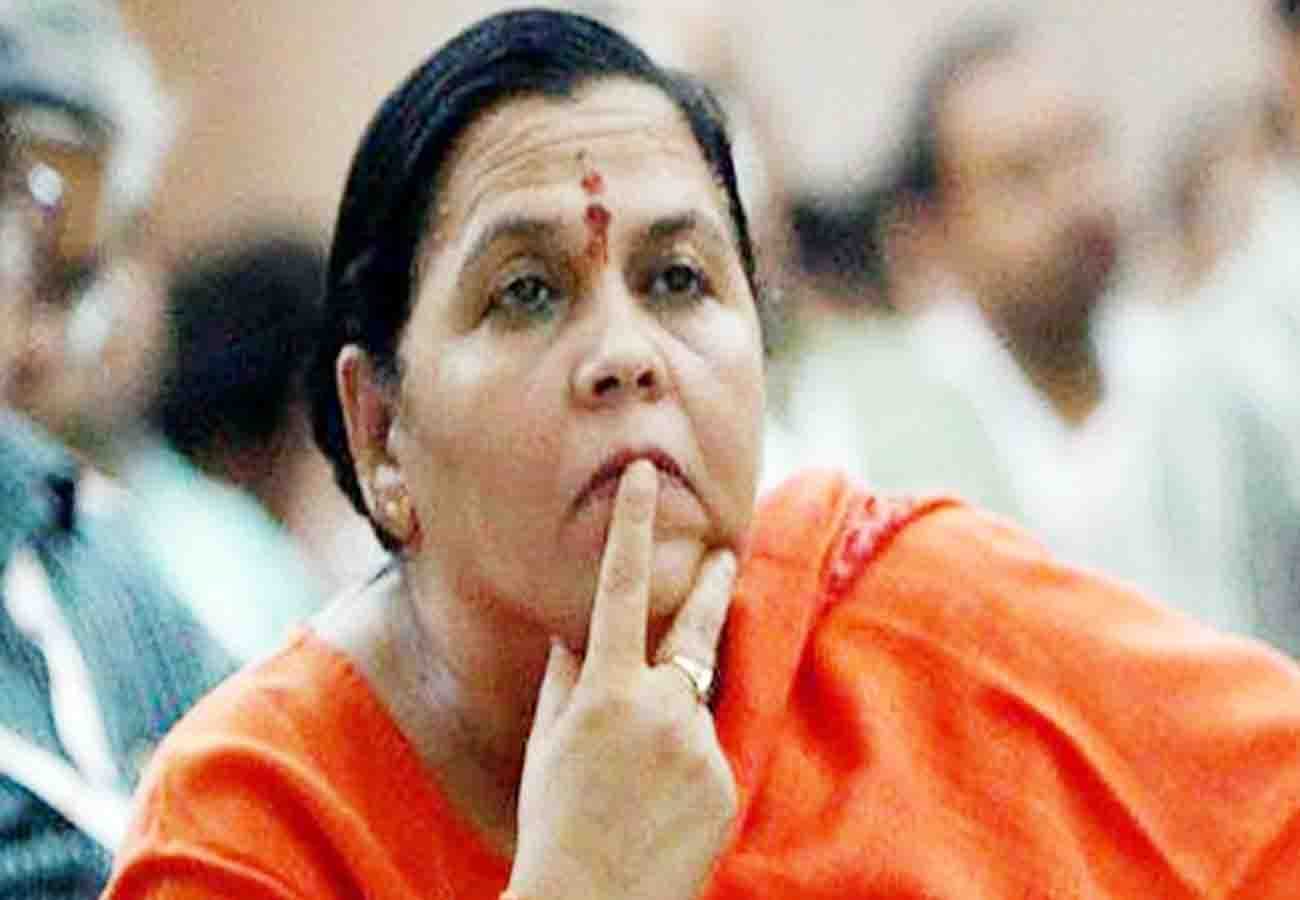 Uma Bharti said Ram mandir has been built