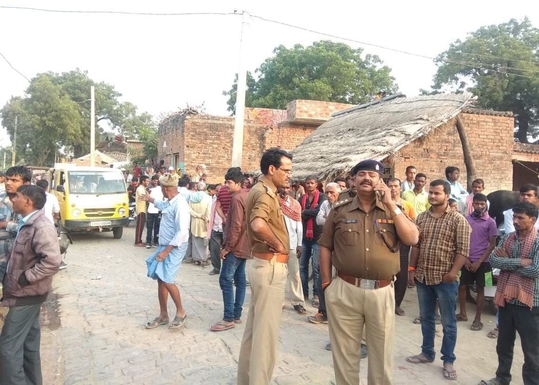 Elephant attack on youth in chandauli