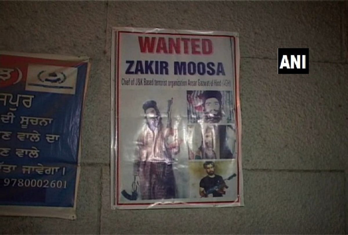 militant zakir moosa spreading its branches from jammu kashmir to punjab, delhi and uttar pradesh