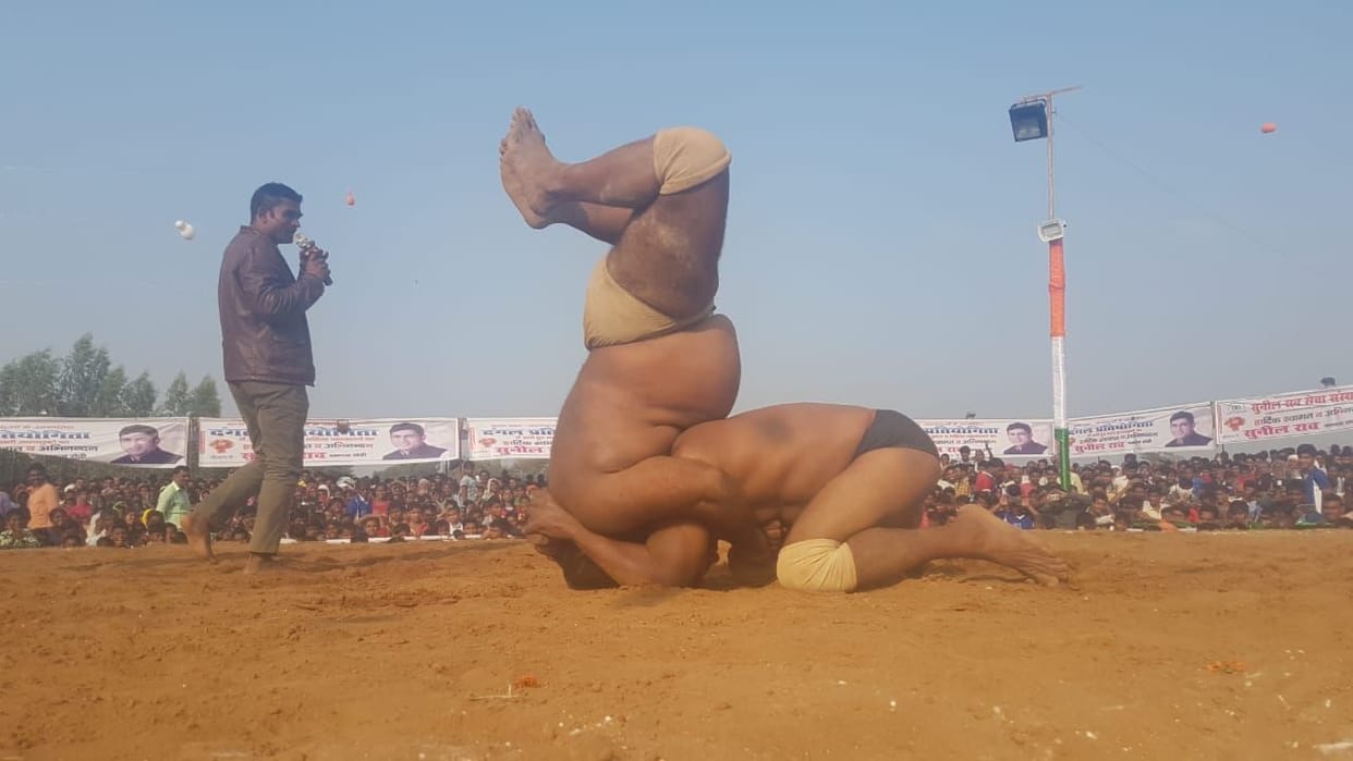 दंगल में रामेश्वर सिंह बने चैंपियन