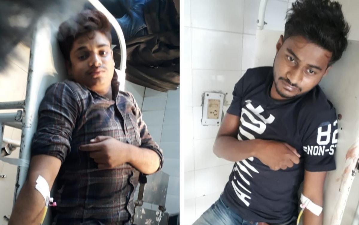 Police encounter in azamgarh two gangaster injured