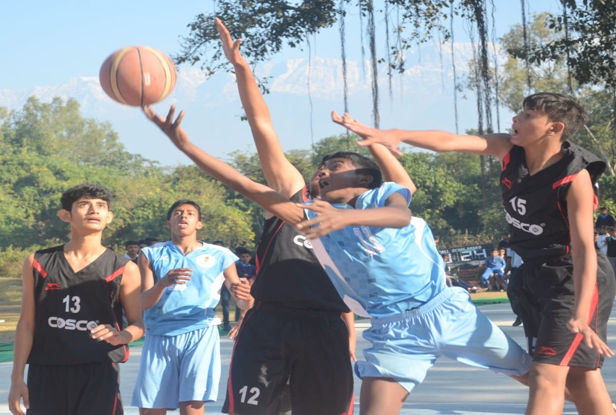 final of national sub junior basketball championship on 18 november