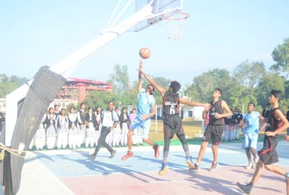 final of national sub junior basketball championship on 18 november