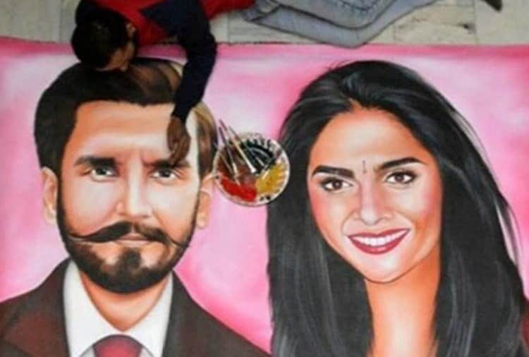 Chandigarh, A Fan Presented Special Gift of Marriage to Ranveer Singh and Deepika Padukone