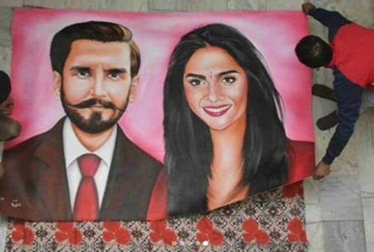 Chandigarh, A Fan Presented Special Gift of Marriage to Ranveer Singh and Deepika Padukone