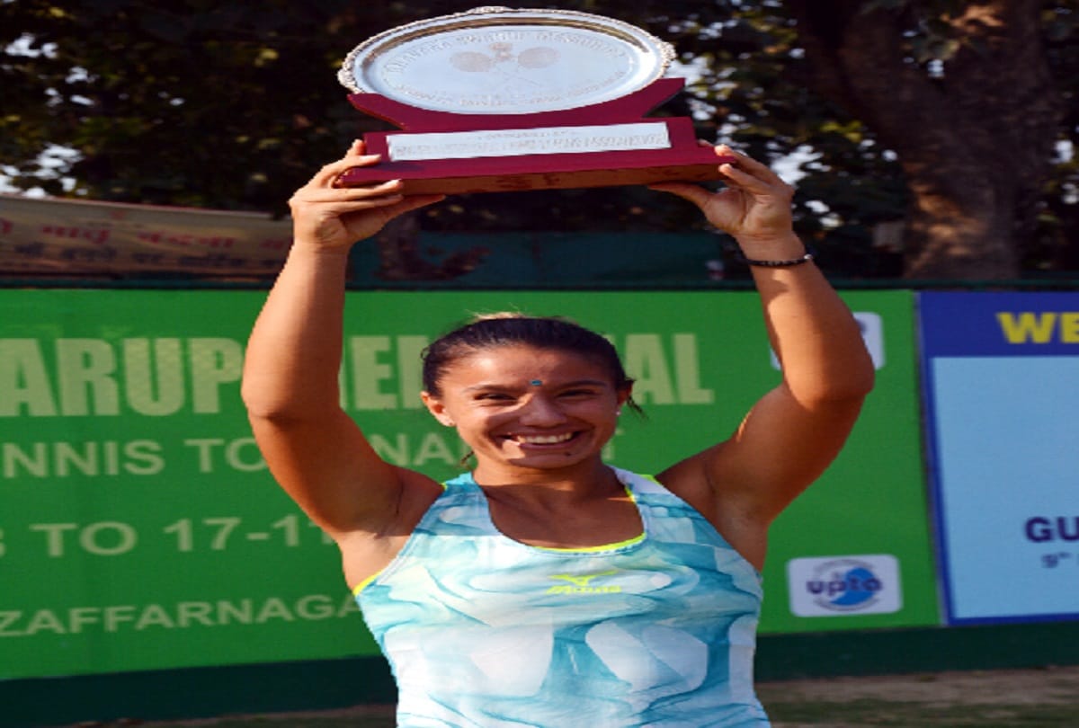 ITF Women's Tennis Tournament Players of Indonesia and China won the final match