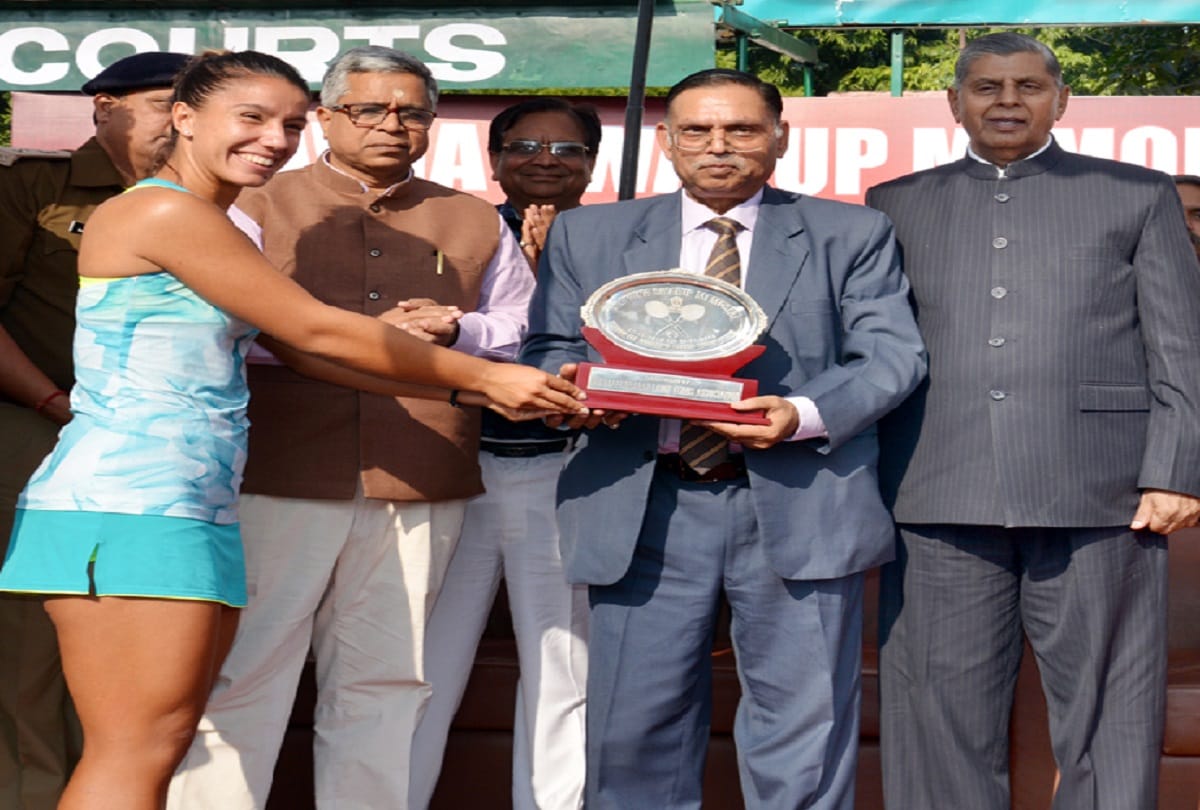 ITF Women's Tennis Tournament Players of Indonesia and China won the final match