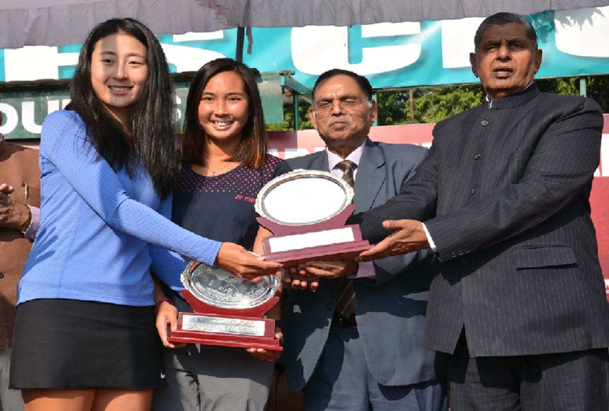 ITF Women's Tennis Tournament Players of Indonesia and China won the final match