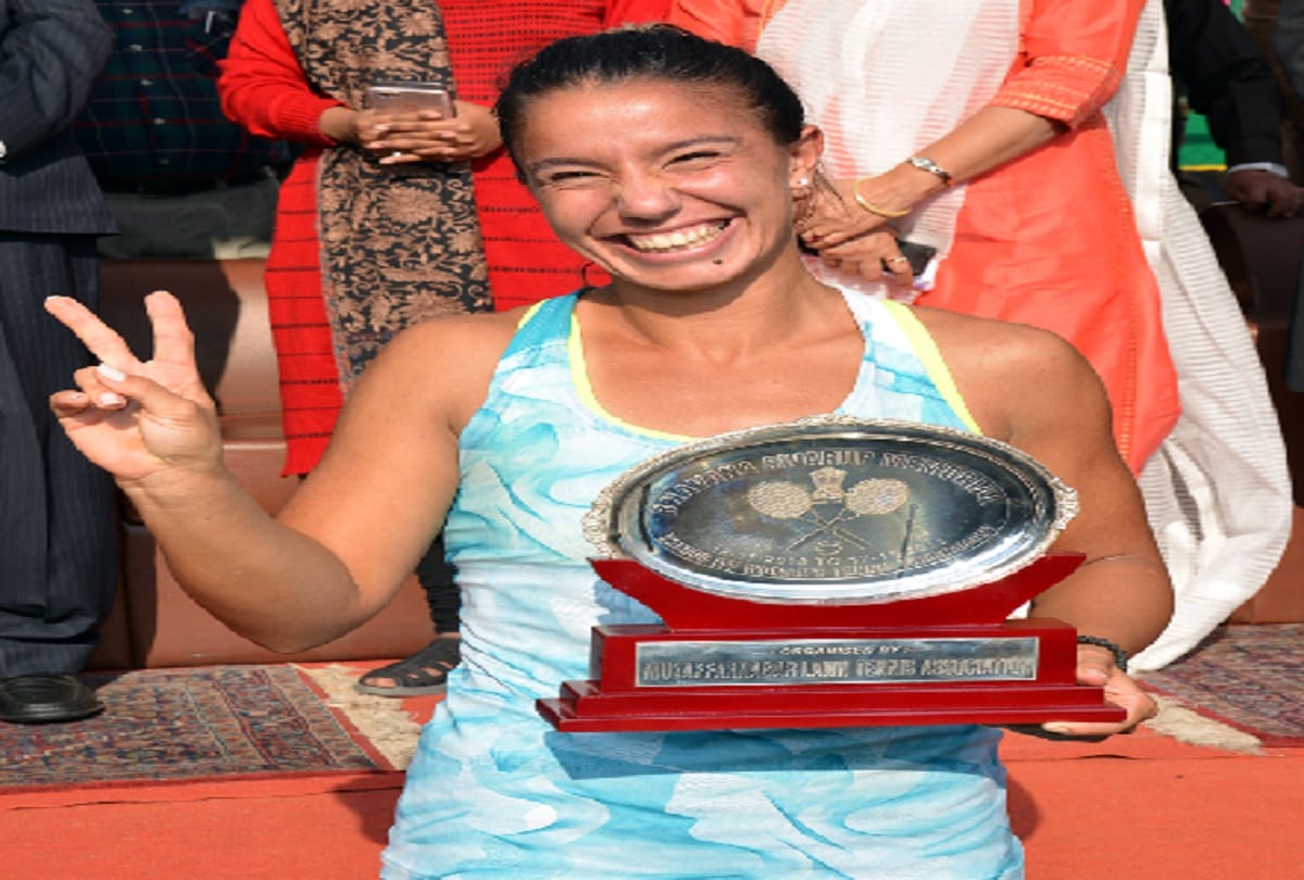 ITF Women's Tennis Tournament Players of Indonesia and China won the final match