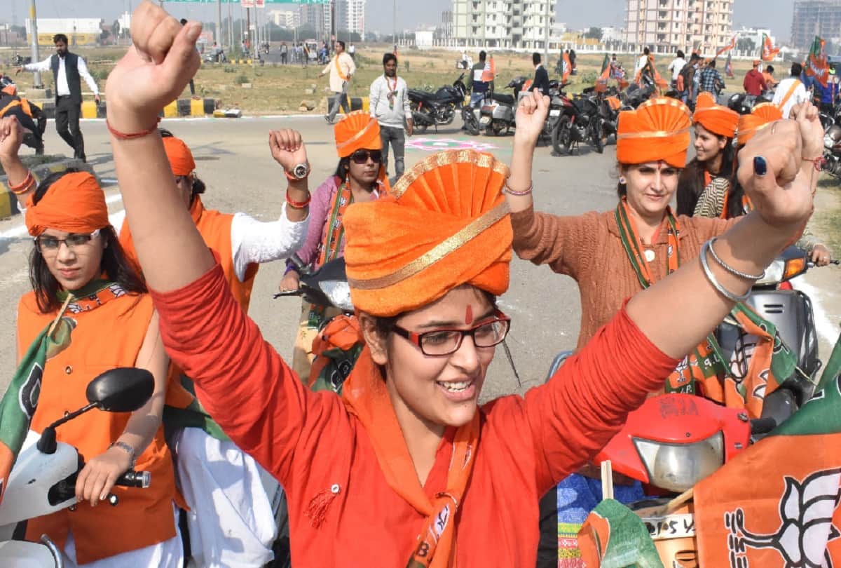 BJP Kamal sandesh yatra Bike Rally organized in Meerut