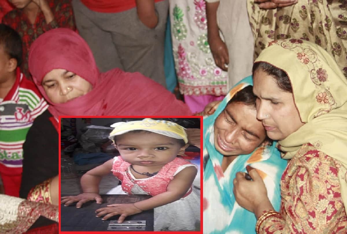 Meerut, two year baby killed in bus accident in uttar pradesh