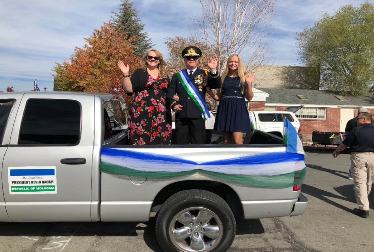 republic of molossia micronation founded by Kevin Baugh in 1999 details