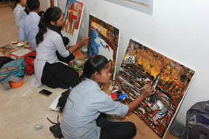 paiting in lallit kala in bu