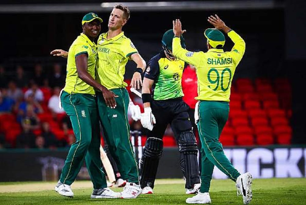 South Africa won only one t20i by 21 runs against Australia at Carrara