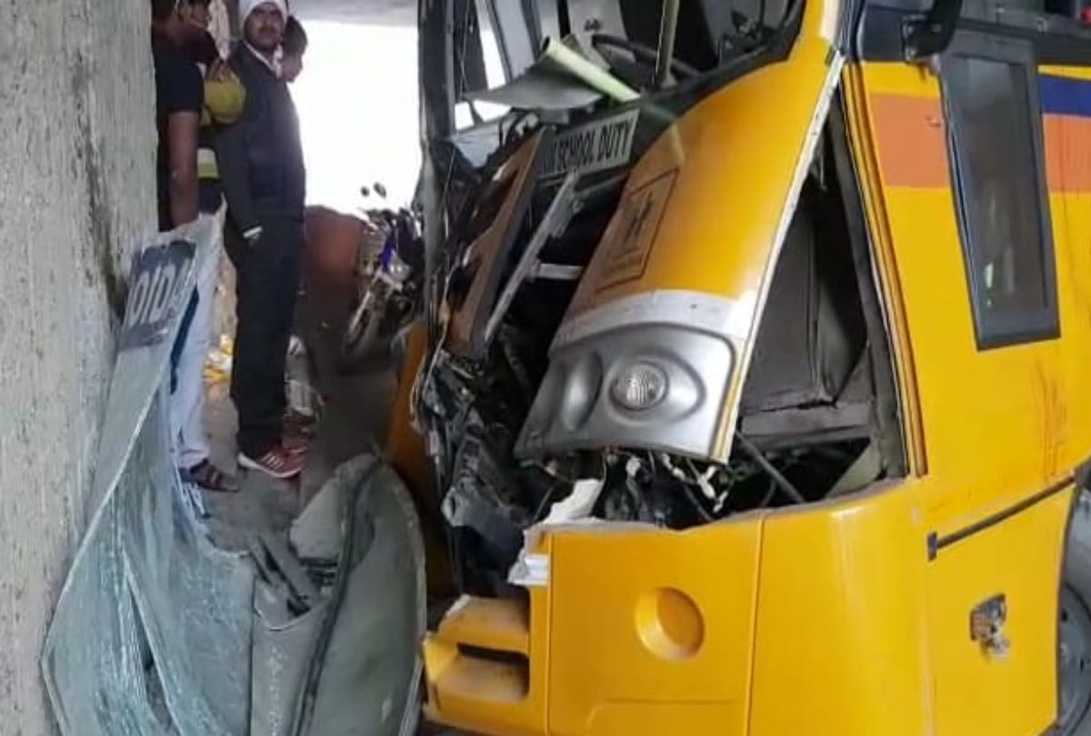 Noida Apeejay School Bus Accident reason