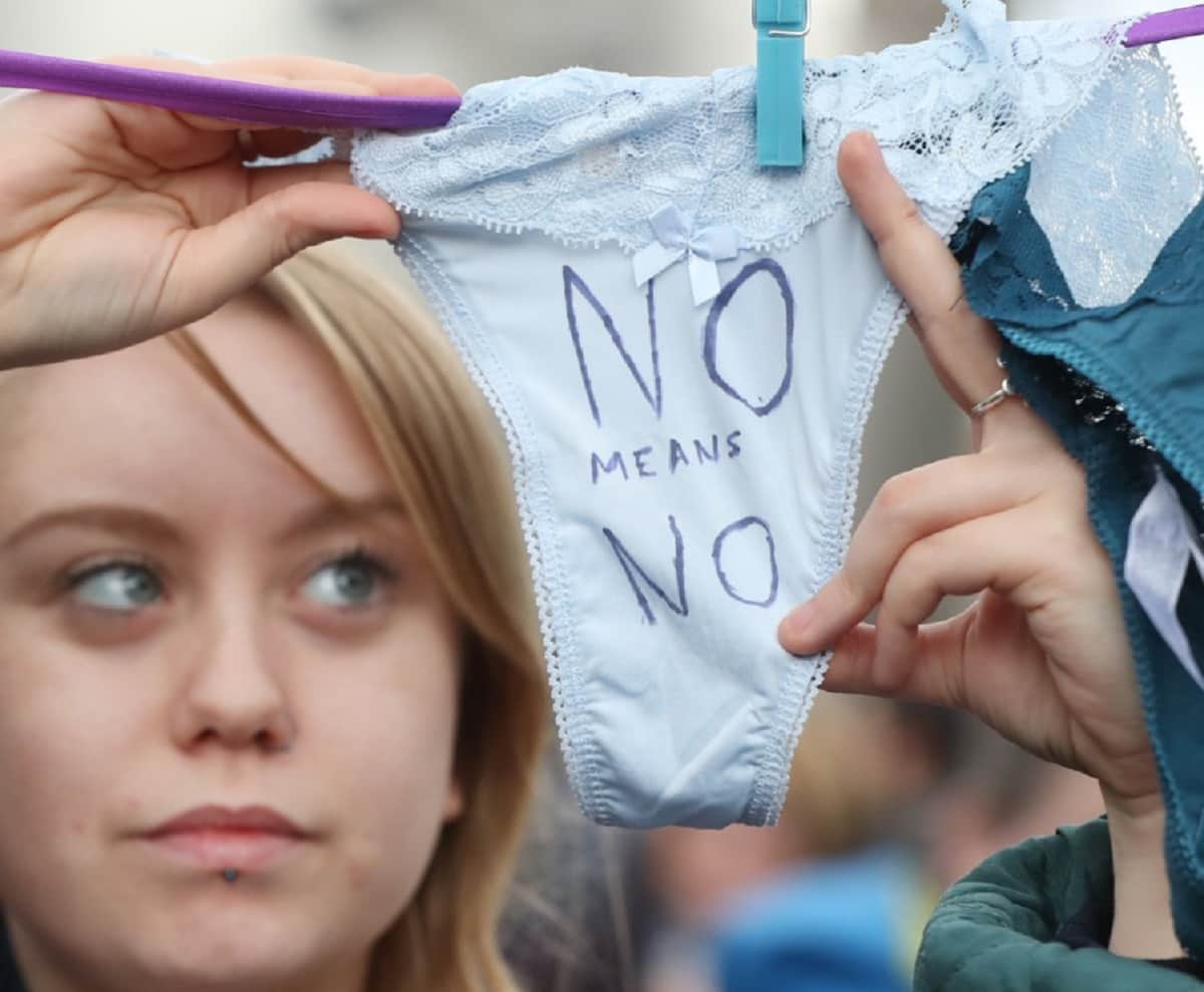 thong protest in Ireland also known as This Is Not Consent
