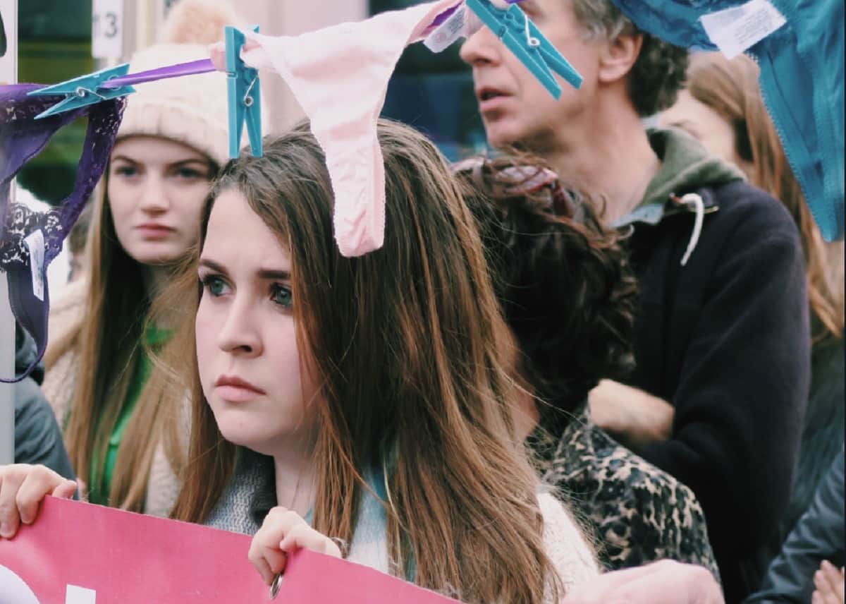 thong protest in Ireland also known as This Is Not Consent